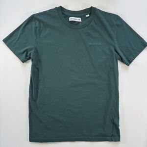SMUGGLER Stanley Stella Green T Shirt Organic Cotton Mens X-Small XS Embroidered